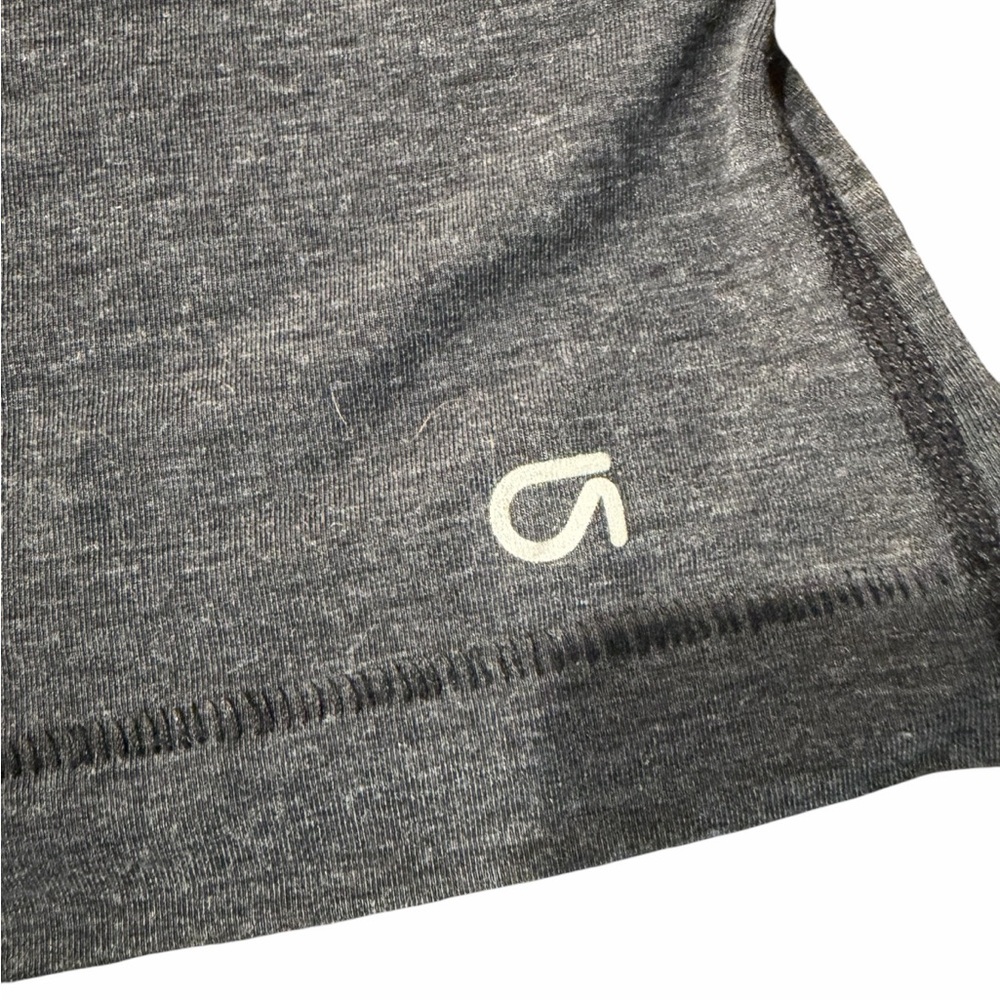 GAP Dark Heather Gray Racerback Tank Top. Hardly Worn - Picture 2 of 6